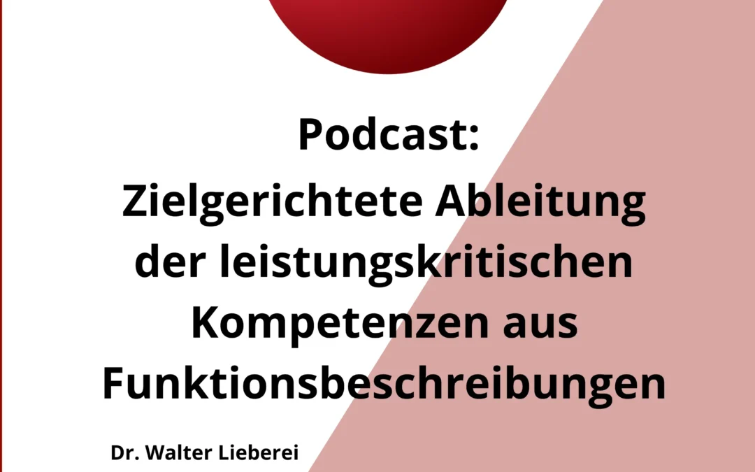 Leistungskritische Kompetenzen ableiten